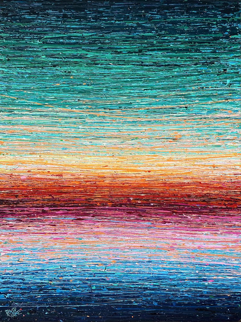 Mirage In Green Pink And Blue