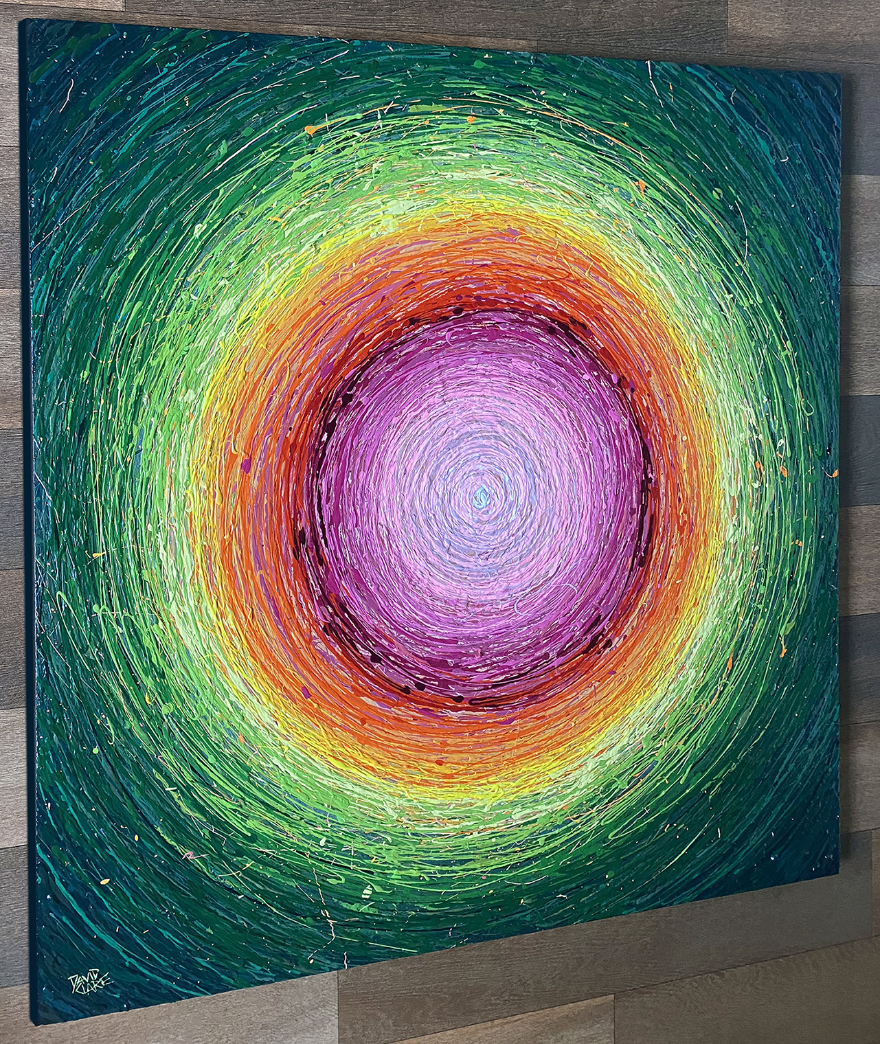 Mirage Sun In Green Orange And Pink Ls Lr