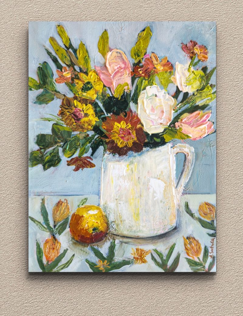 Morning Still Life with Apple