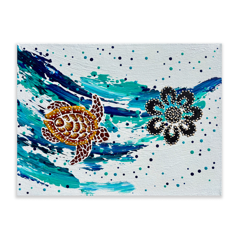 Turtle Increase Song Cycle Aboriginal Art Anthony Walker Milbi Designs 31x41 Jan 2026 Thumbnail