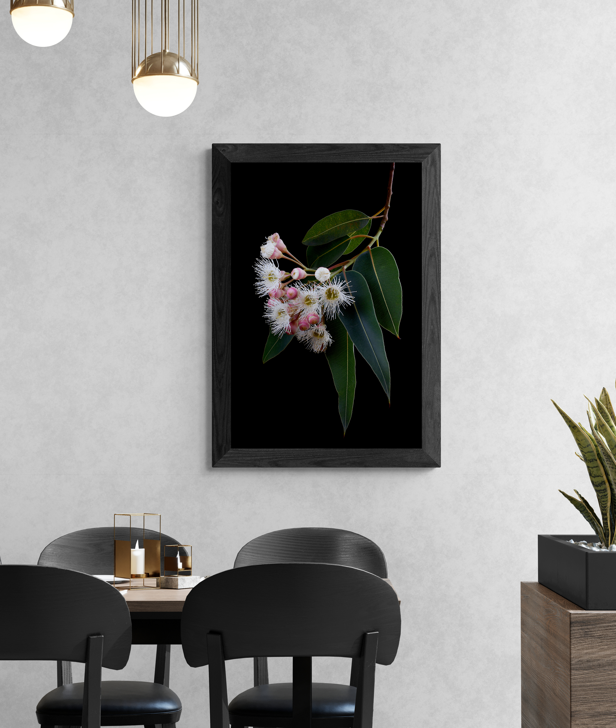 Modern Dining Room With Large Planter Box (67)