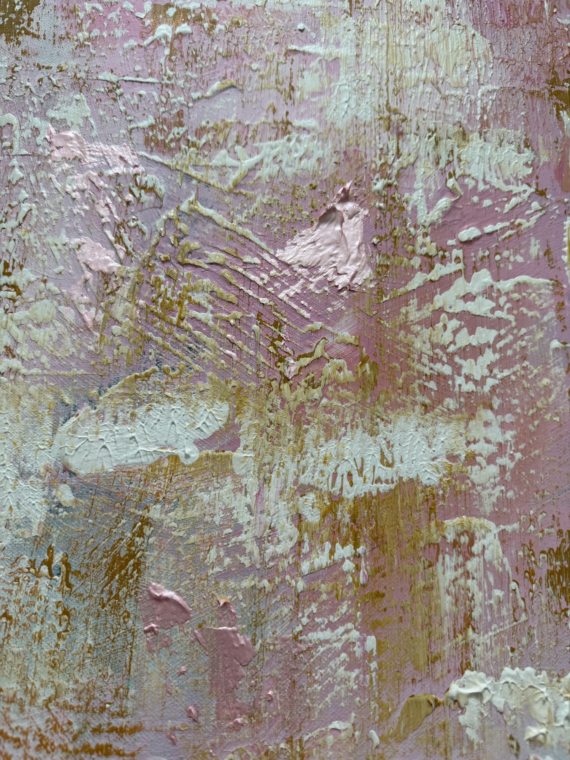 Close Up Metallic Pink Alanah Jarvis Art