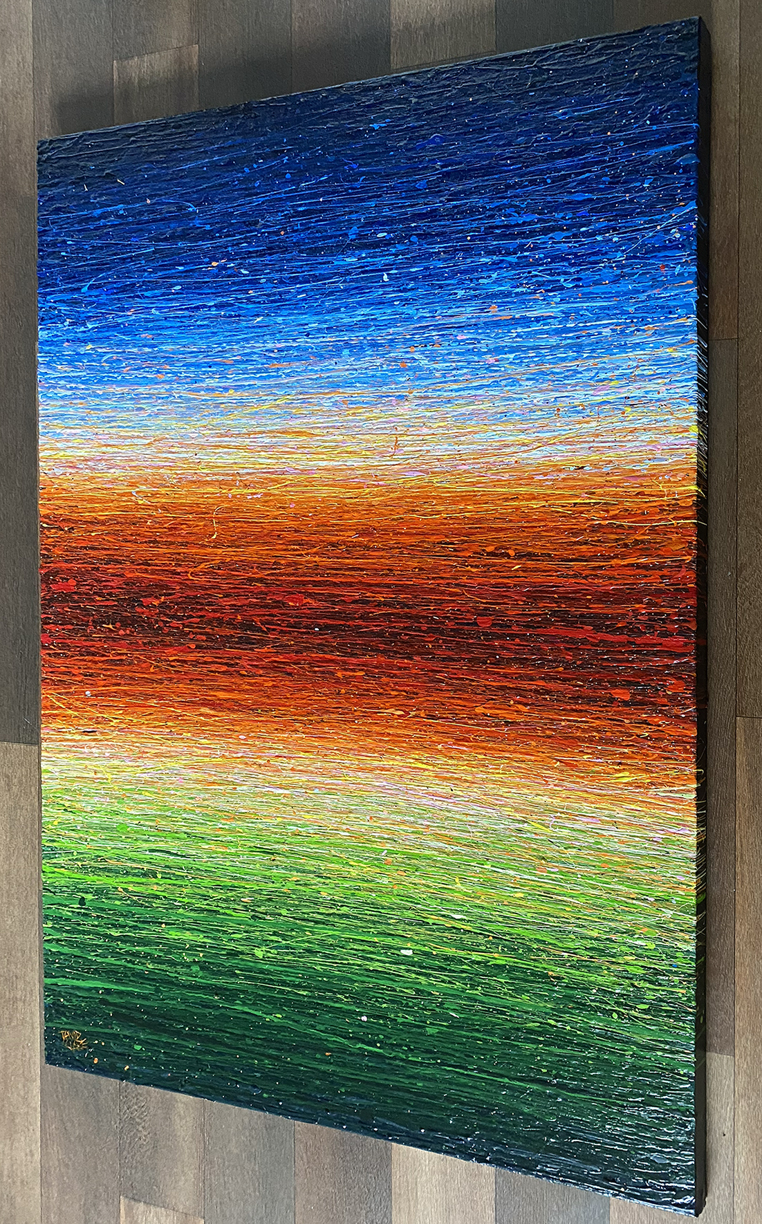 Mirage In Blue Red And Green Rs Lr