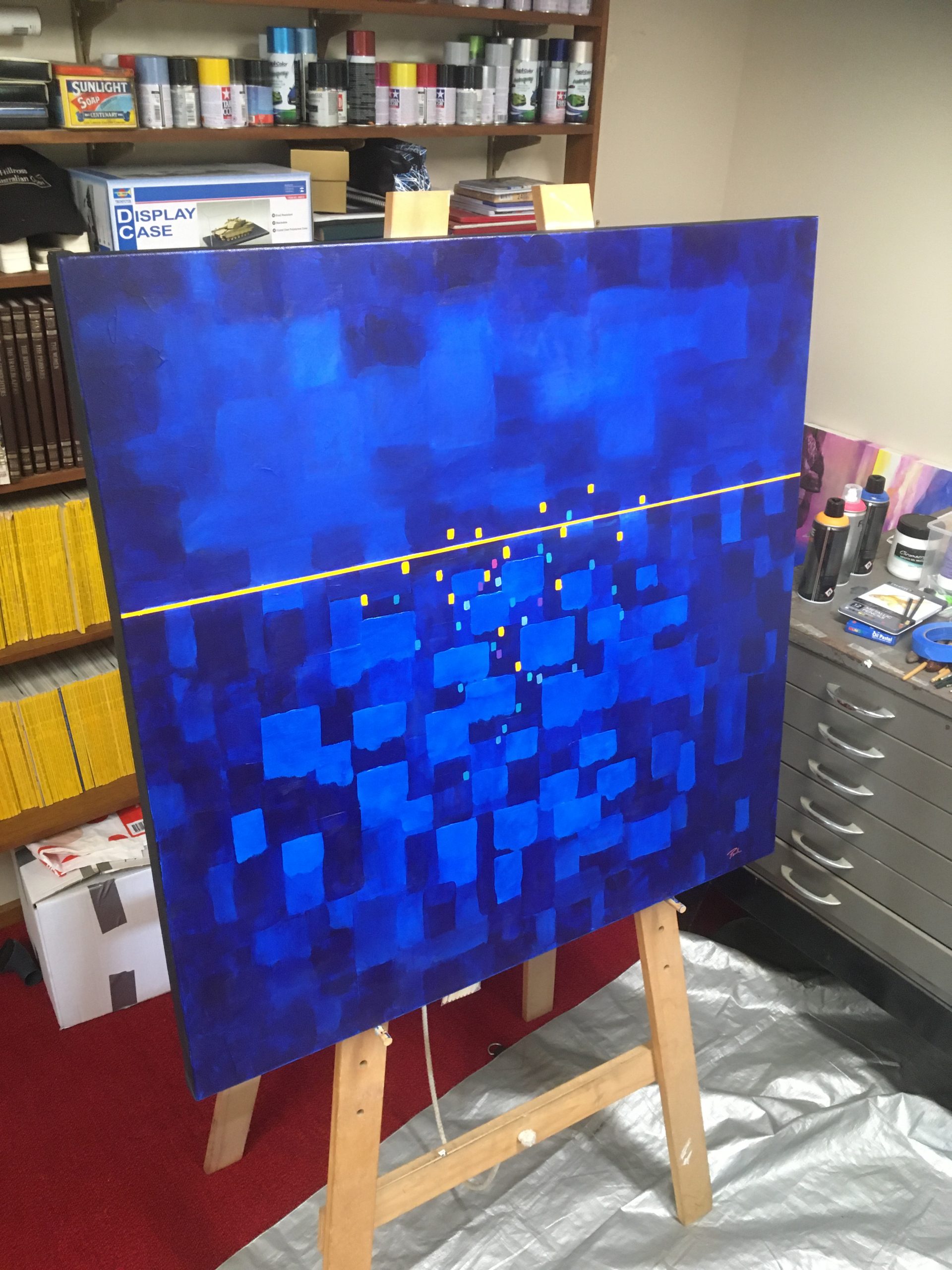 Blue Crush Studio Bruce Peebles Artist