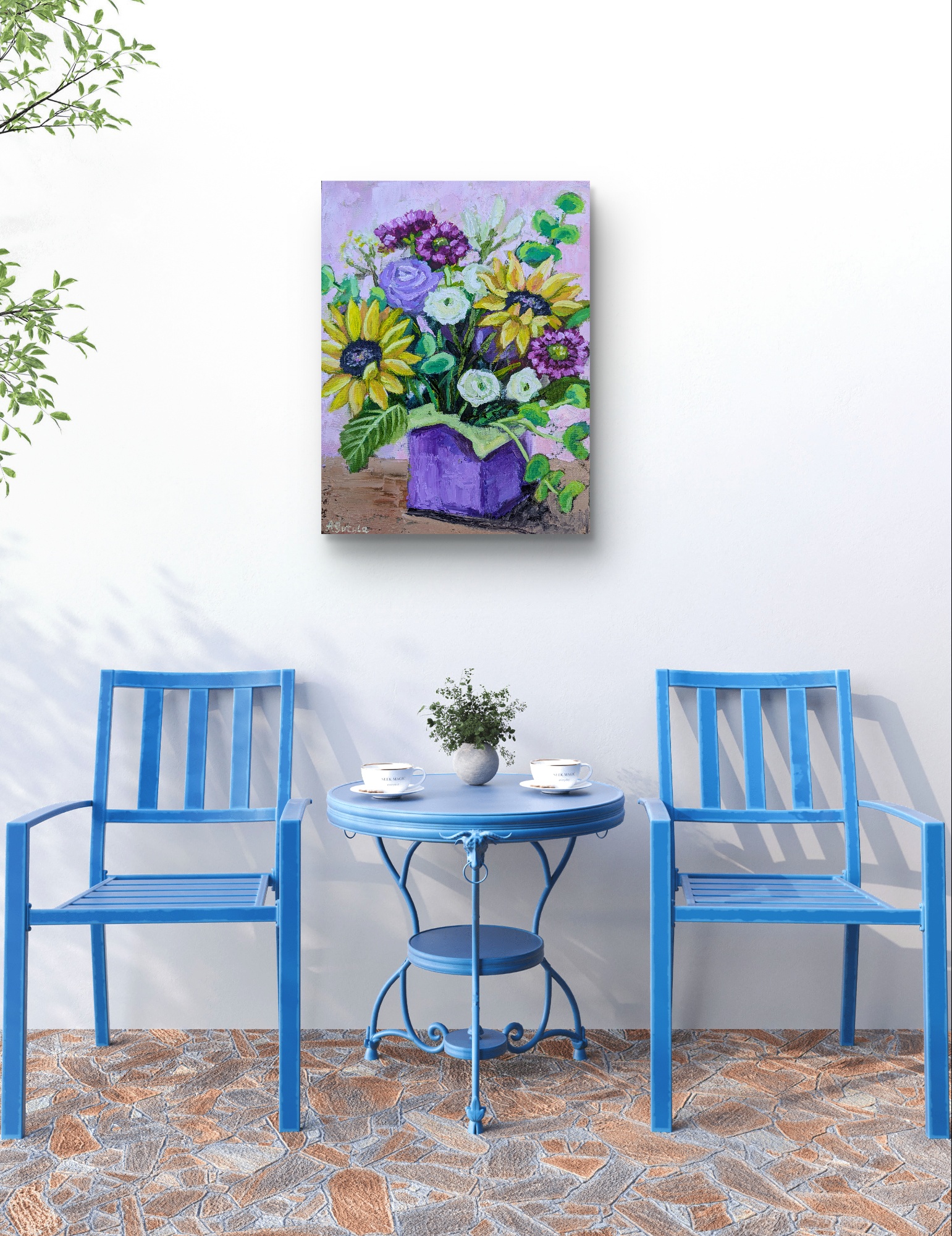 Flowers In A Box Wall Art
