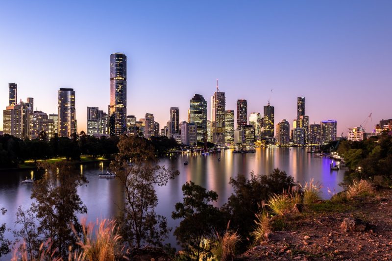 Brisbane City Views (Purple)