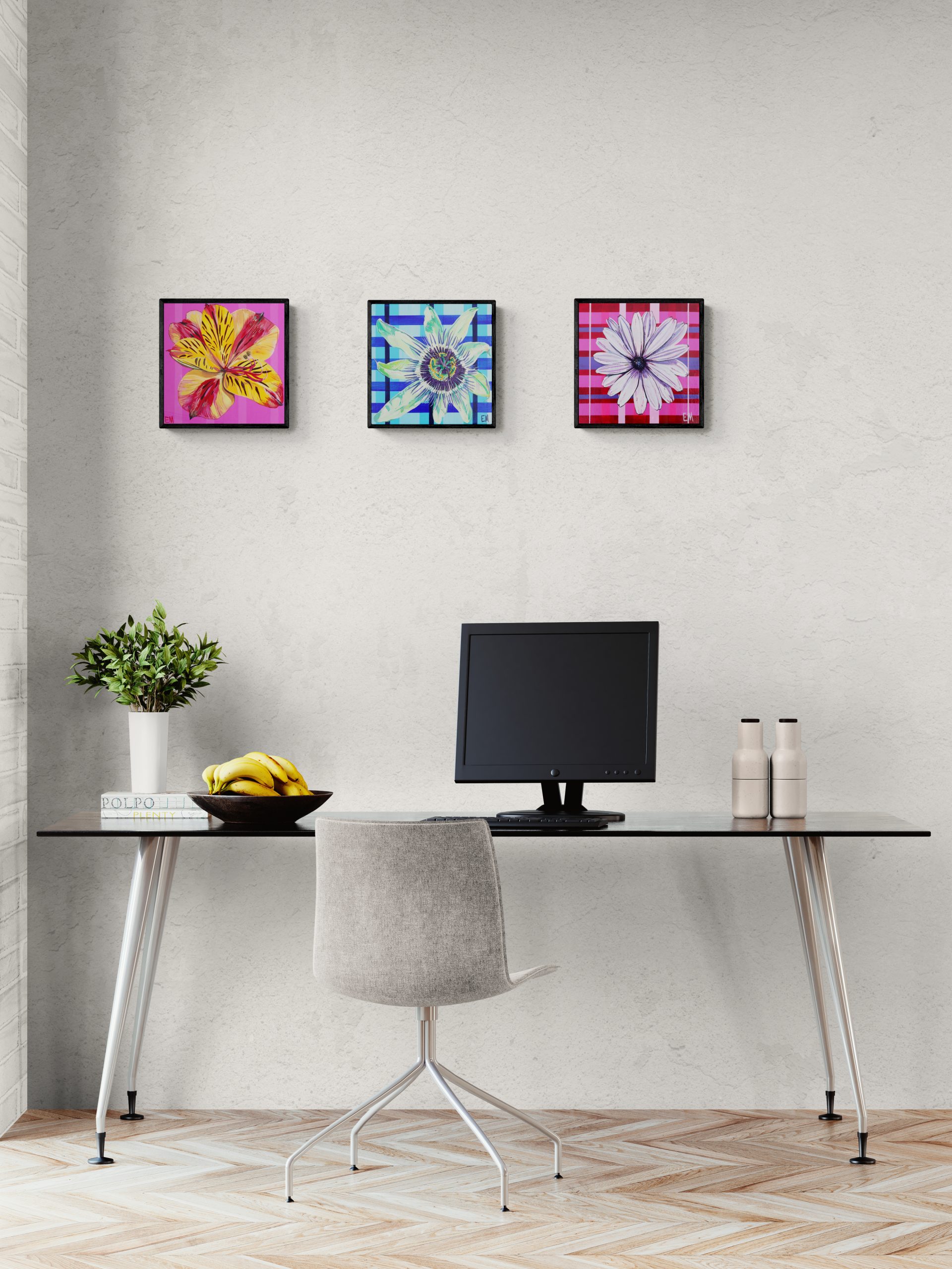 Bright Home Study With A Computer