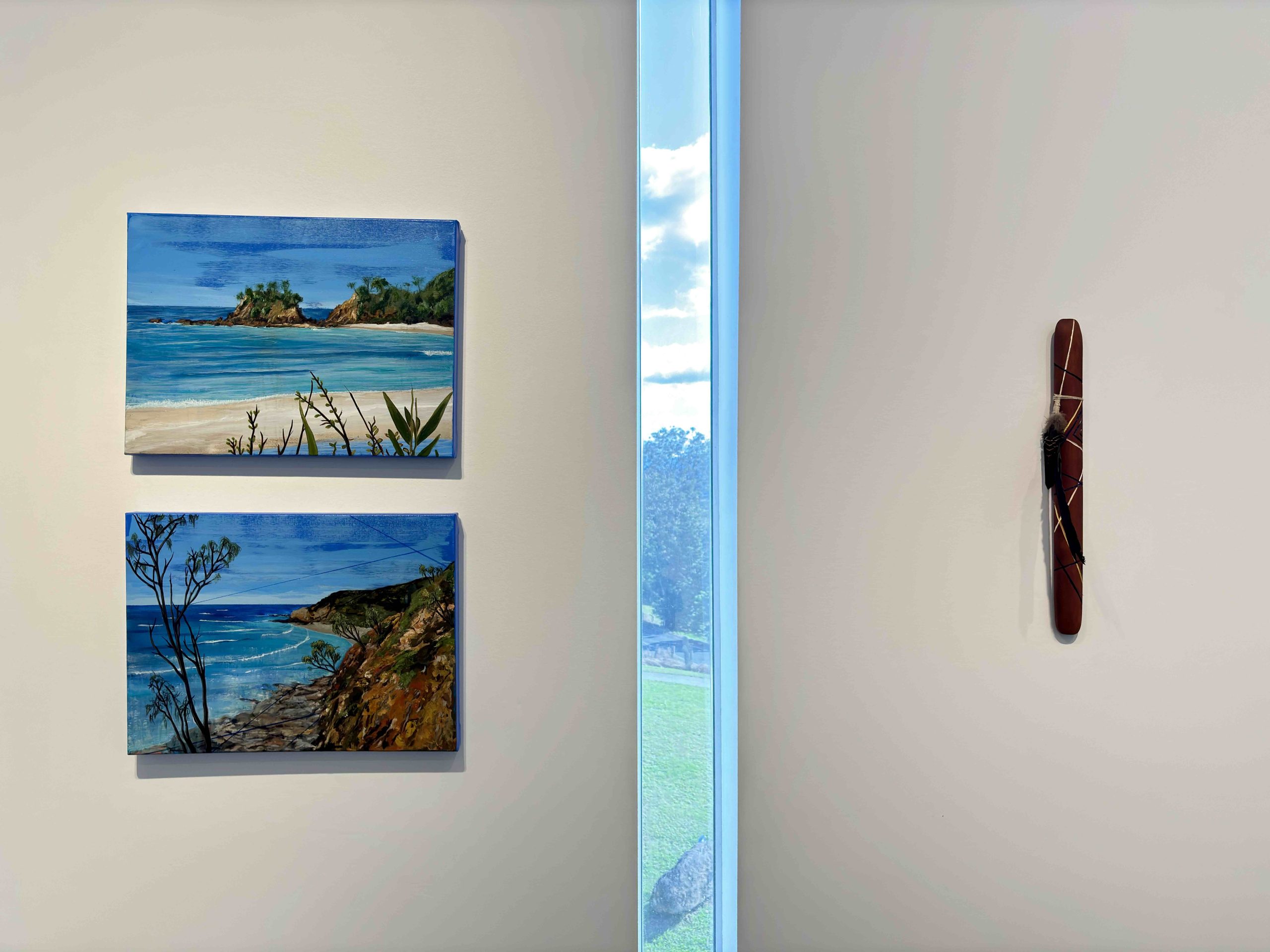 Anthony Walker Aborigina Art The Pass Cavanbah In Situ 2