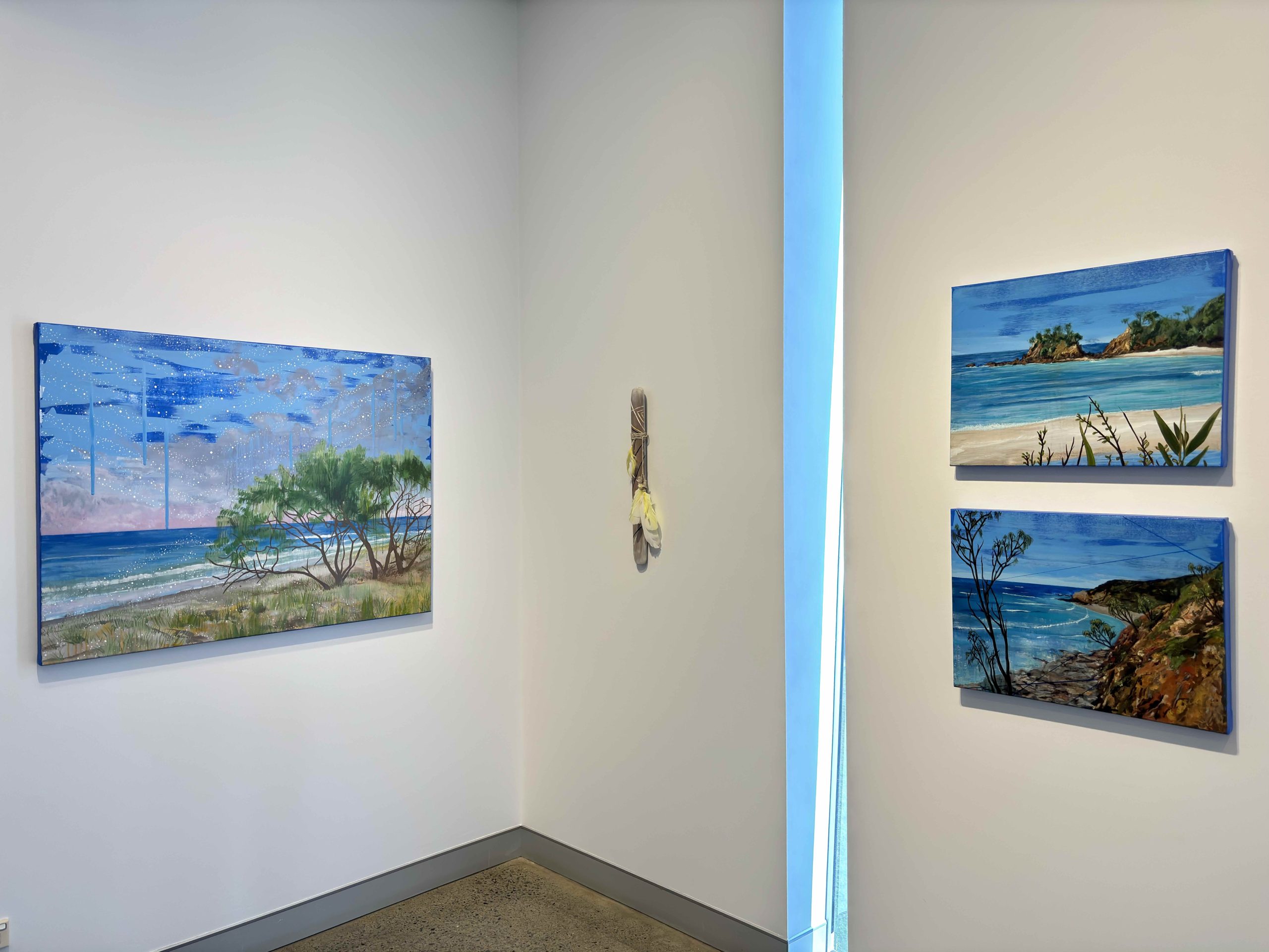 Anthony Walker Aborigina Art The Pass Cavanbah In Situ 1