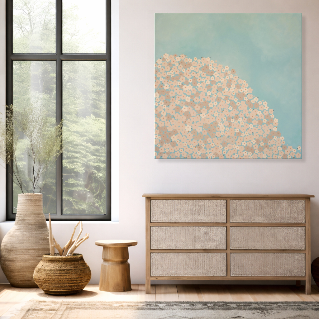 Min Ray Quiet Bloom Seaglass Drift Minimalist Insitu 4