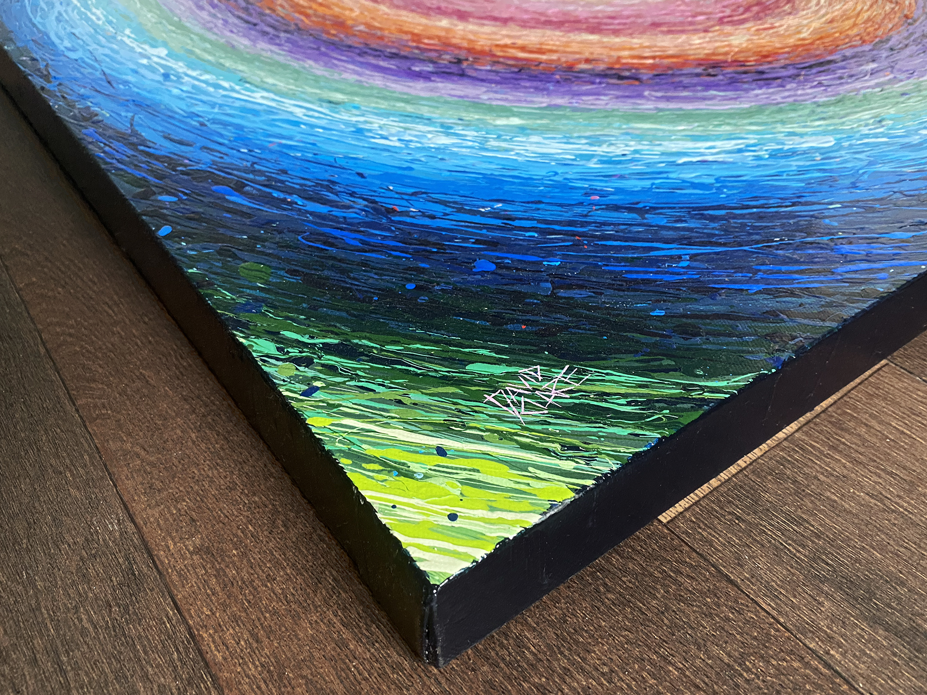 Sun Mirage Many Colours Sign Corner Lr