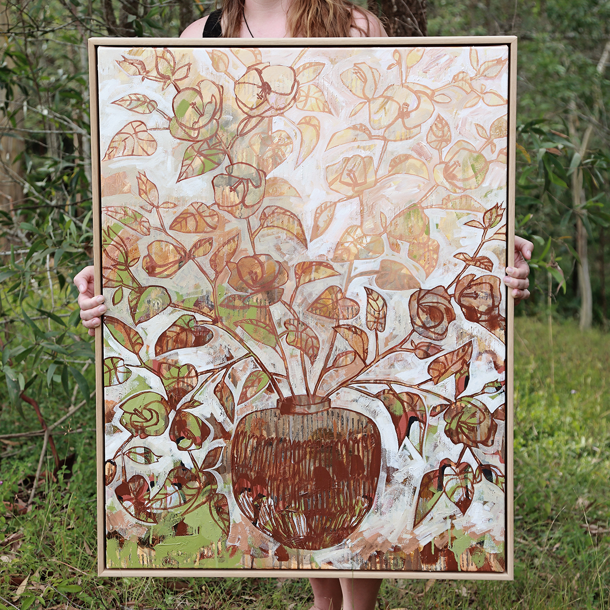 Lr 011 Coastal Hibiscus Still Iii Smith And Brooks Made In Brisbane Giclee Prints Australia Art