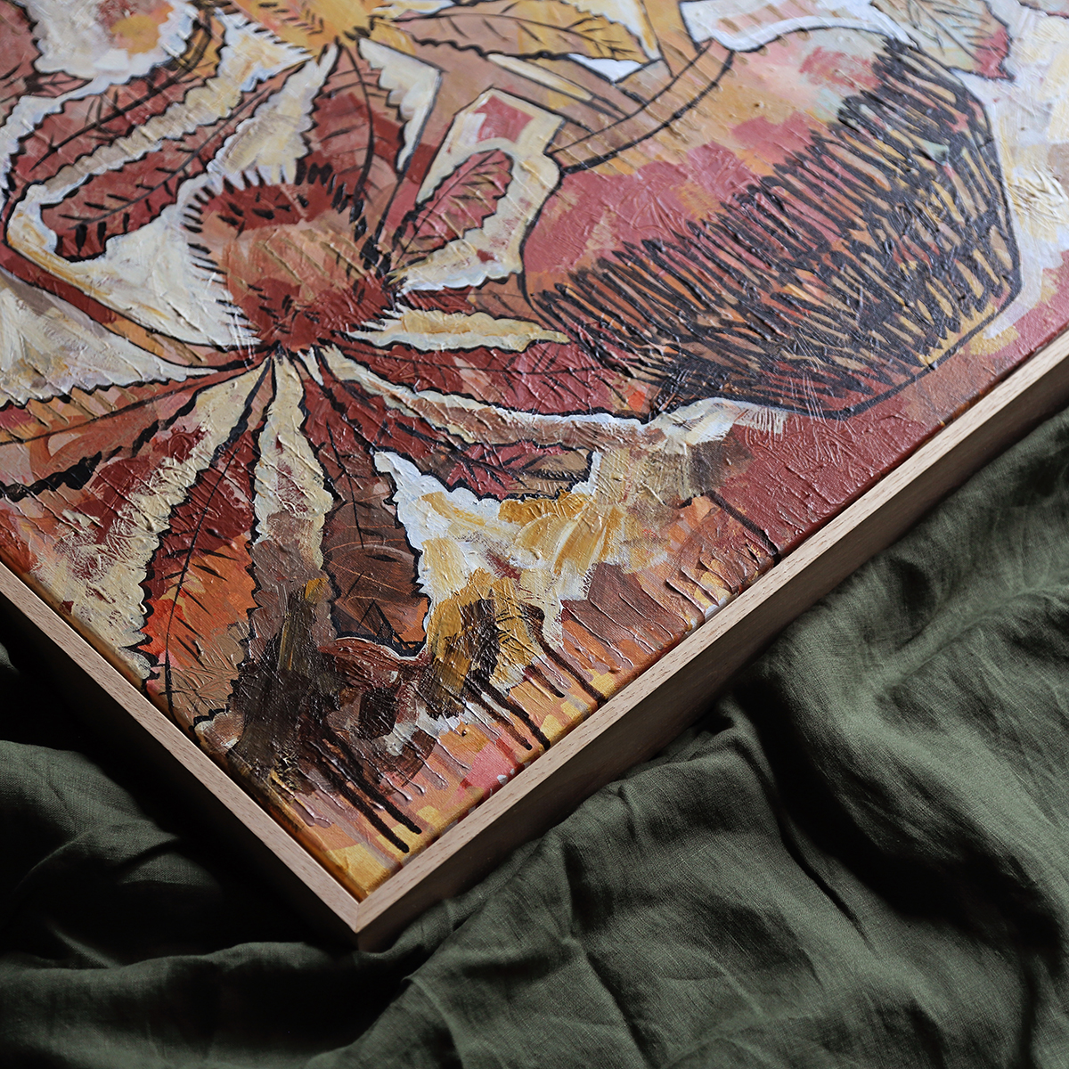 Lr 026 Banksia Robur Still I Smith & Brooks Brisbane Artists Fine Art Prints Australian