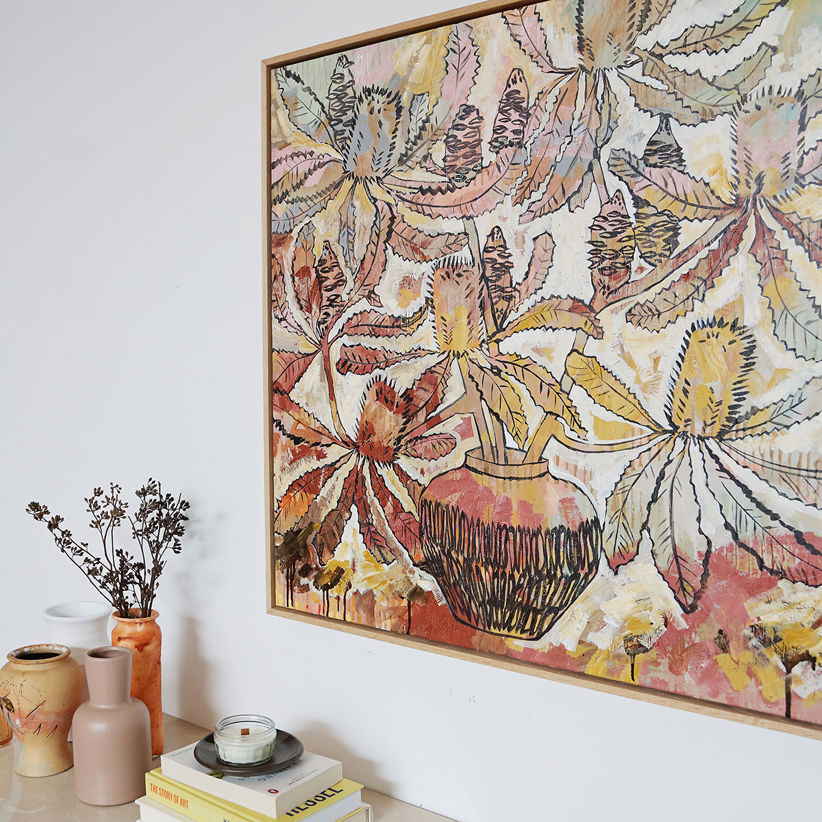 Lr 059 Banksia Robur Still I Smith & Brooks Brisbane Artists Fine Art Prints Australian