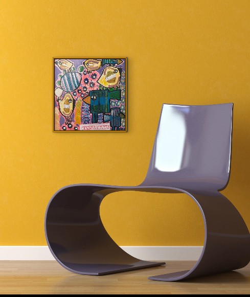 Pink And Purple Landscape Setting