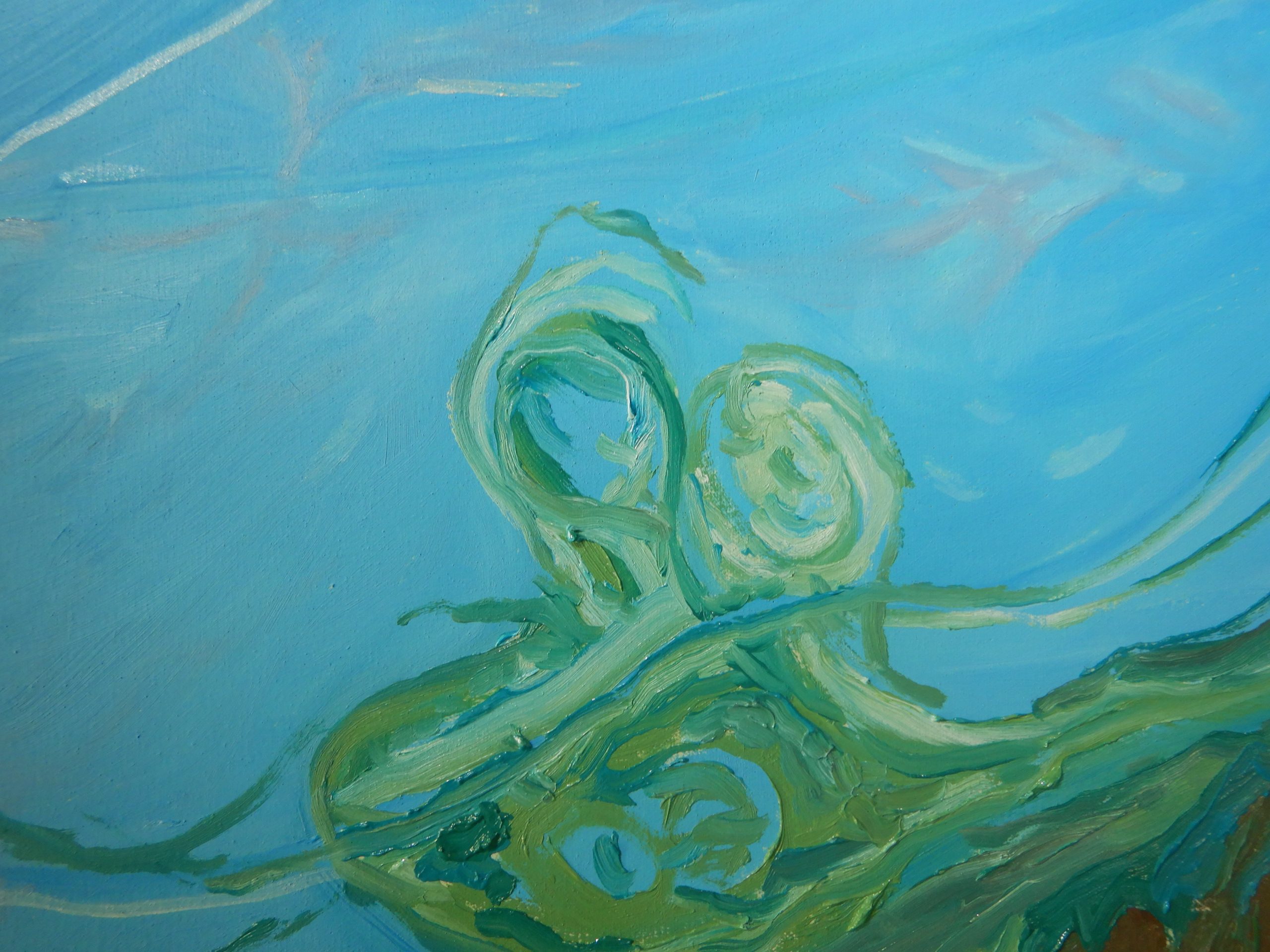 Daniel Allam Before Yabarra Support 2 2025 Oil On Canvas 750x180cm Courtesy Of Artist