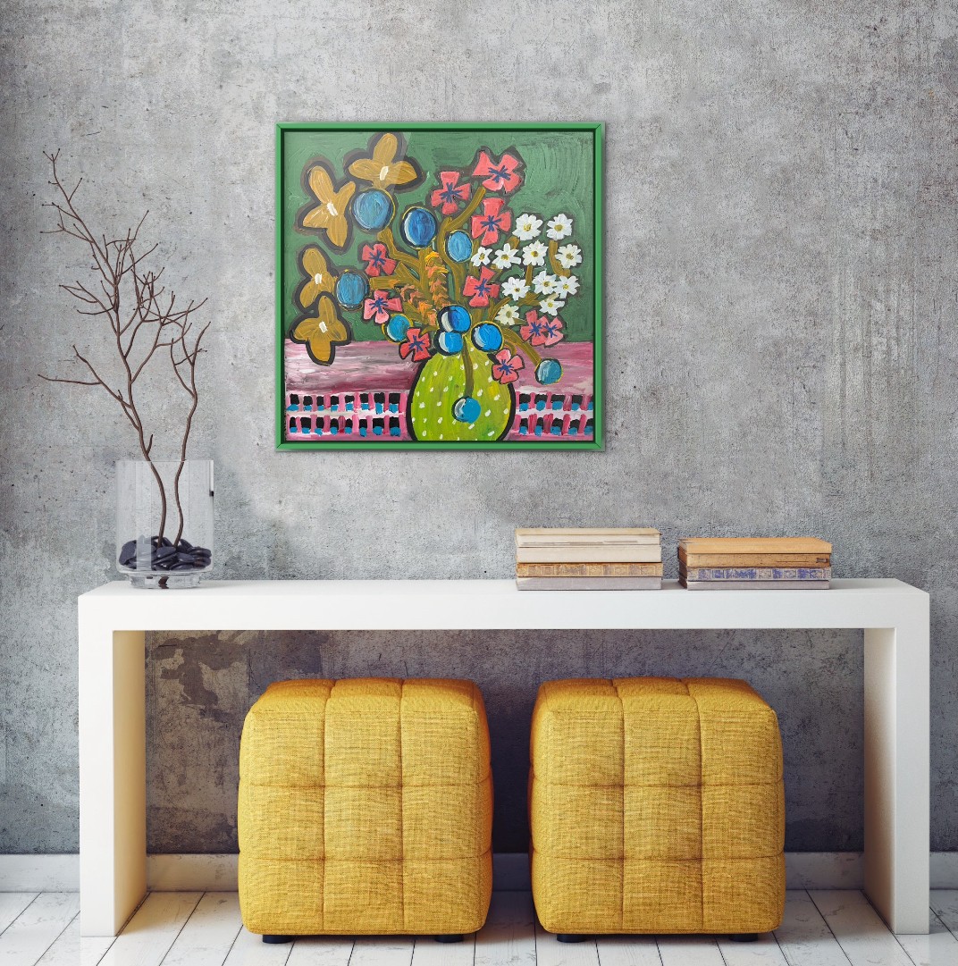 Stilllifewithmanydifferenttypesofflowerssetting