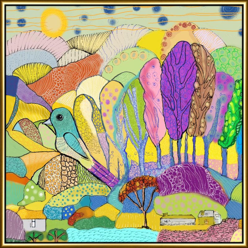 Out in the Patches – Paradise Ltd Ed Print