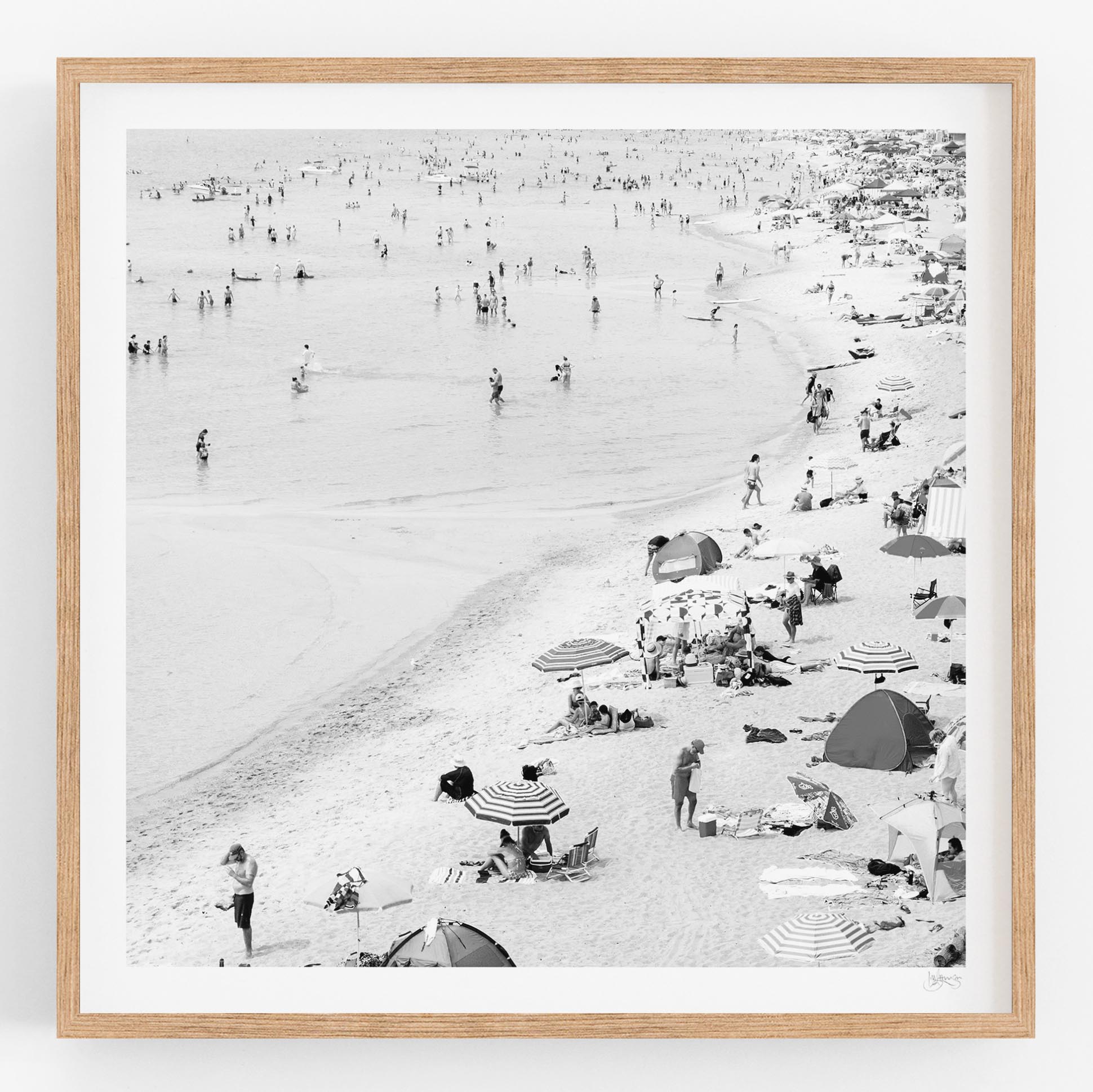 Sand & Sea Bw (square) Frame