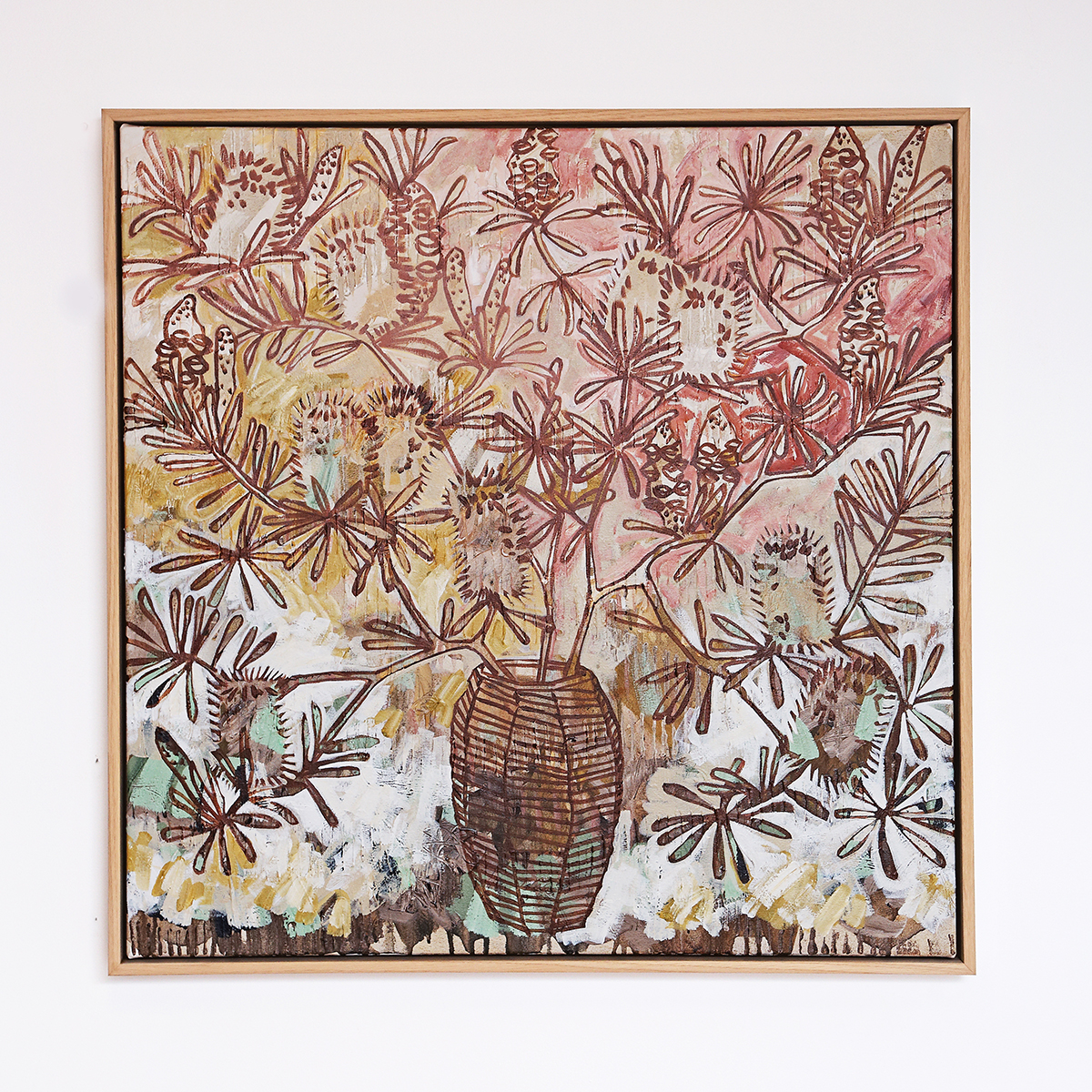 Lr 003 Silver Banksia Still I Smith & Brooks Australian Artists Fine Art Prints