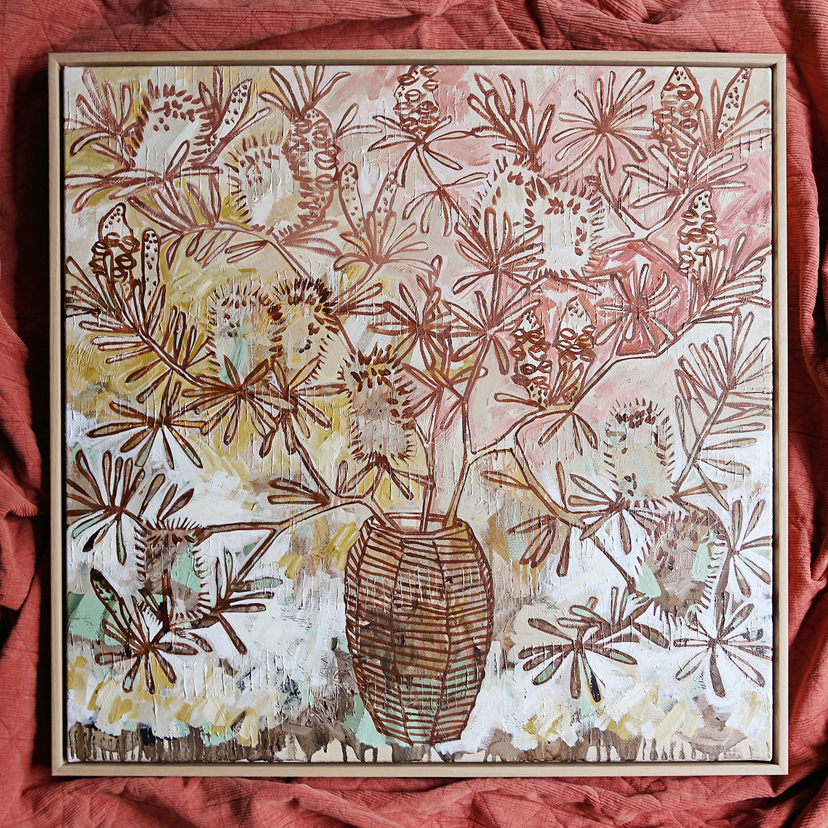 Lr 019 Silver Banksia Still I Smith & Brooks Australian Artists Fine Art Prints