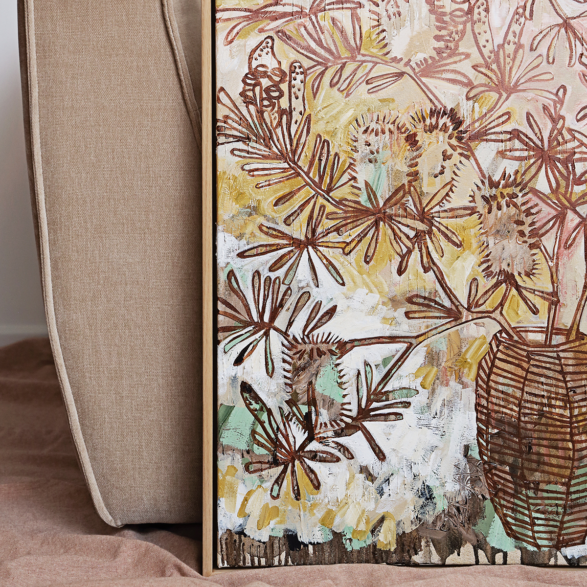 Lr 085 Silver Banksia Still I Smith & Brooks Australian Artists Fine Art Prints