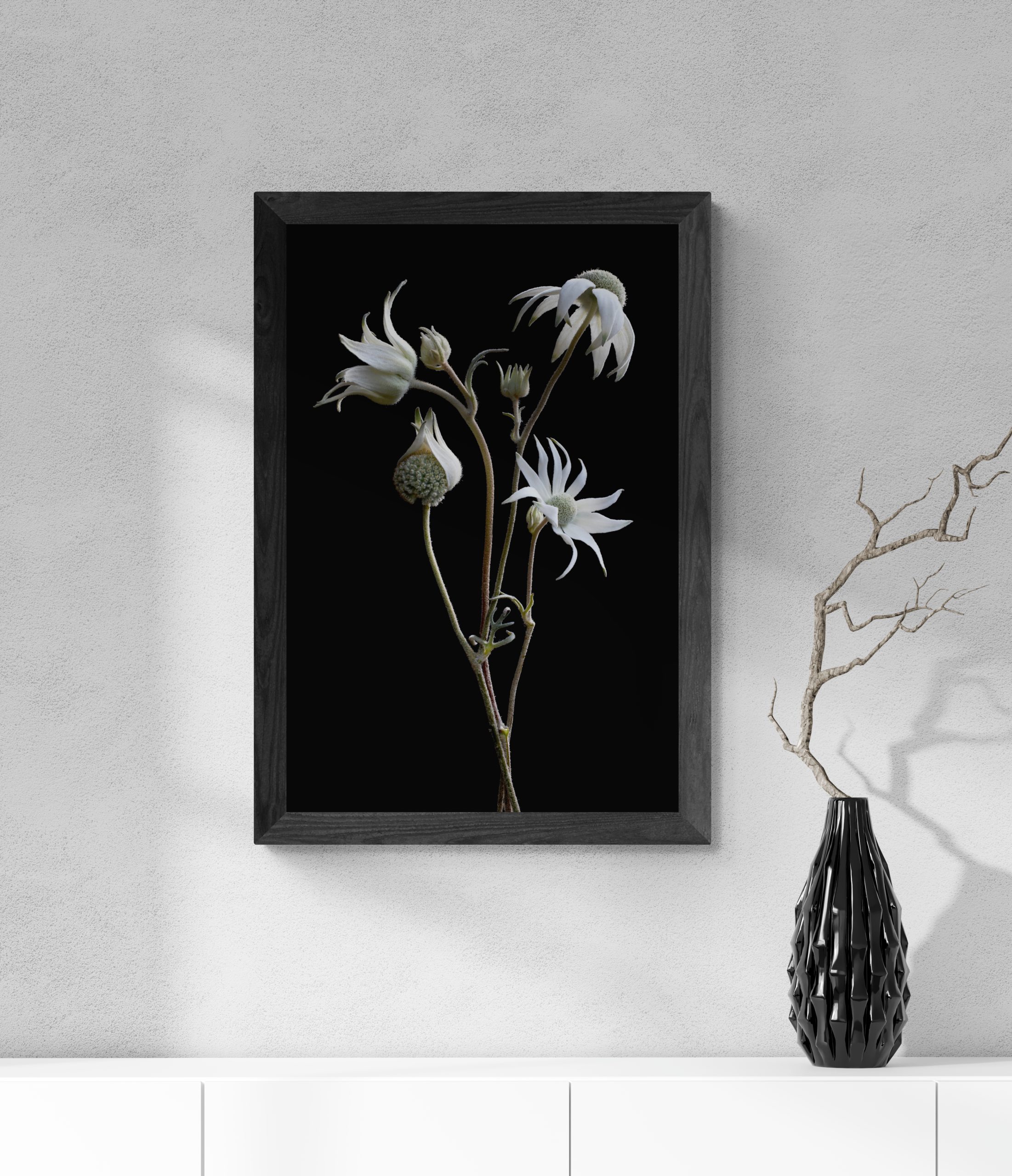 Ornaments Sitting On White Cabinet (35)